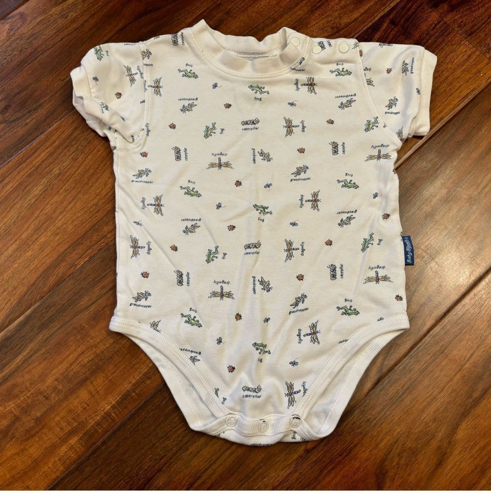 Osh Kosh B’Gosh Baby B’Gosh vintage white bugs short sleeve onesie